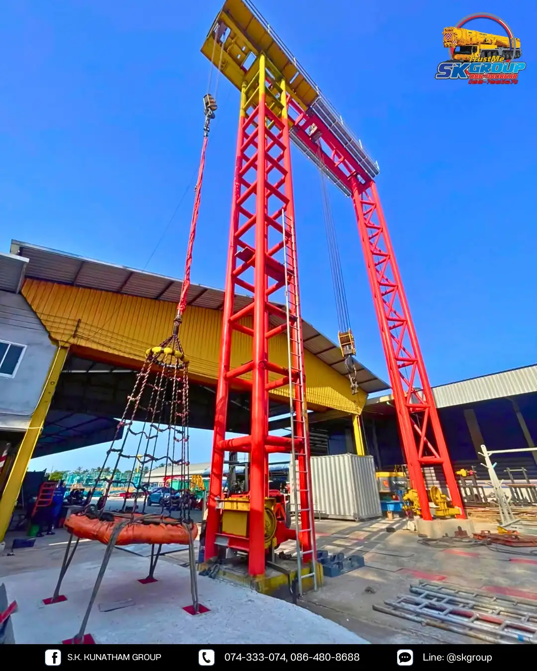 บริการทดสอบน้ำหนัก Load Test สูงสุด 200 ตัน